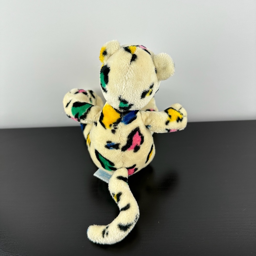 Stephan Baby Rare Spotted Leopard Cheetah 8” Plush Stuffed Animal Rattle Inside - Picture 4 of 6